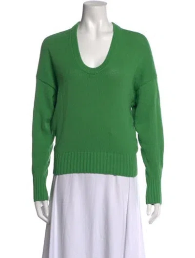 Pre-owned Proenza Schouler V-neck Sweater W/ Tags In Green