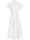 Proenza Schouler Walker Midi Dress In Weiss