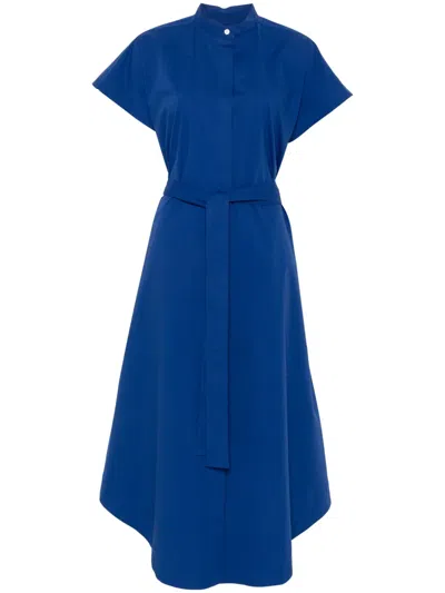 Proenza Schouler Walker Midi Dress In Blue