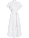 Proenza Schouler Walker Midi Dress In White