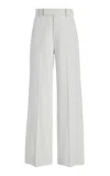 Proenza Schouler Weyes Cotton-blend Pants In Light Grey