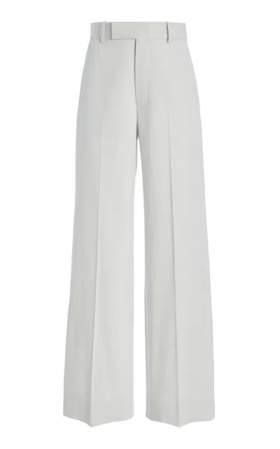 Proenza Schouler Weyes Cotton-blend Pants In Light Grey