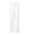 Proenza Schouler Weyes Pant In Matte Viscose Crepe In White