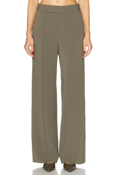 Proenza Schouler Khaki Weyes Trousers In Wood