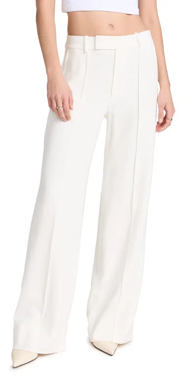Proenza Schouler Weyes Pant In Matte Viscose Crepe In White