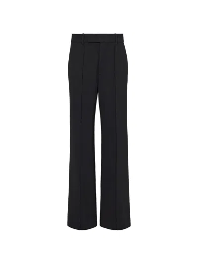 Proenza Schouler Black Triacetate Polyester Weyes Pants