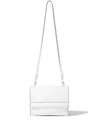 Proenza Schouler White Label Accordion Flap Leather Crossbody Bag In Weiss