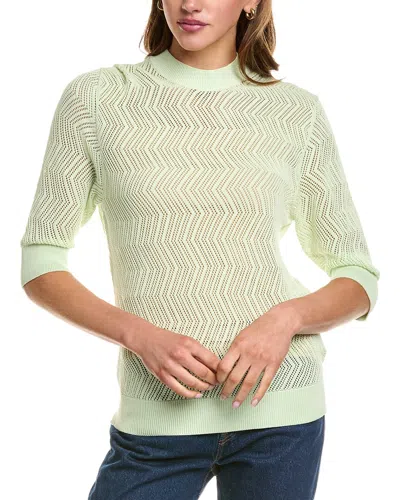 Proenza Schouler White Label Agnes Knit Polo In Green