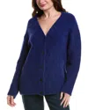 Proenza Schouler White Label Alana Alpaca & Wool-blend Cardigan In Blue