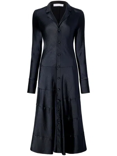 Proenza Schouler White Label Amelie Midi Dress In Black