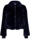 Proenza Schouler White Label Anais Bomber Jacket In Blue