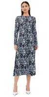 Proenza Schouler White Label Atlas Printed Jersey Maxi Dress In Nordic Multi