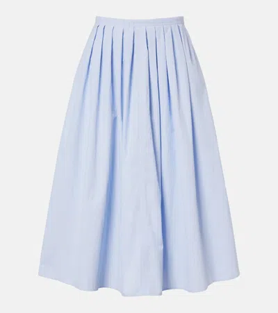 Proenza Schouler White Label Austin Midi Skirt In Multi