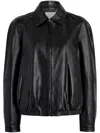 Proenza Schouler White Label Beck Bomber Jacket In Black