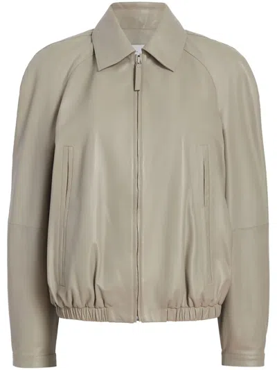 Proenza Schouler White Label Beck Bomber Jacket In Neutrals
