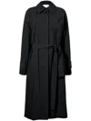 Proenza Schouler White Label Belted Trench Coat In Black