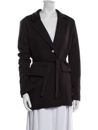 Pre-owned Proenza Schouler White Label Blazer In Black