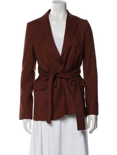 Pre-owned Proenza Schouler White Label Blazer In Brown