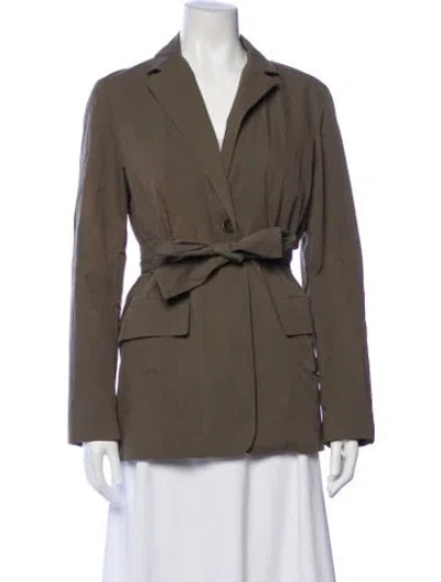 Pre-owned Proenza Schouler White Label Blazer In Green
