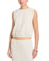 Proenza Schouler White Label Bradley Textured Top In Neutral