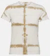 Proenza Schouler White Label Brewer Cotton-blend Jersey T-shirt In Multicoloured