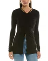 Proenza Schouler White Label Butterfly Top In Black