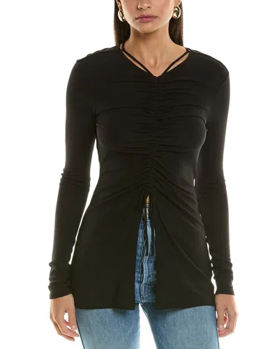 Proenza Schouler White Label Butterfly Top In Black