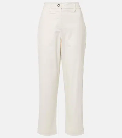 Proenza Schouler White Label Cait Cotton-blend Tapered Pants