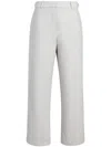 Shop Proenza Schouler White Label Cali Tailored Trousers In Grey