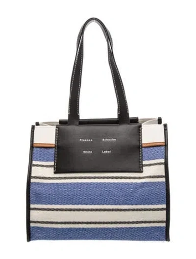 Pre-owned Proenza Schouler White Label Canvas Tote W/ Tags In Neutrals