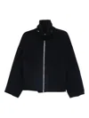 Proenza Schouler White Label High-neck Zip-up Jacket In Black