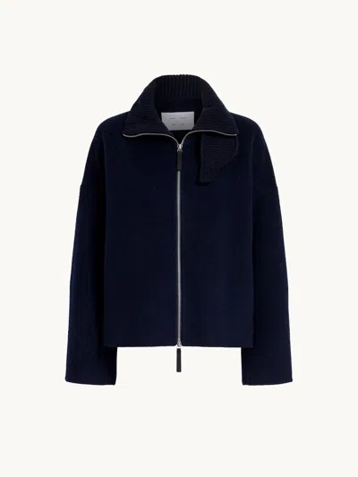 Proenza Schouler White Label Carina Wool-blend Jacket In Blue
