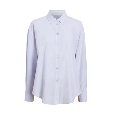 Proenza Schouler White Label Caroline Shirt In Blue