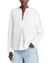 Proenza Schouler White Label Carter Long-sleeve Top In White