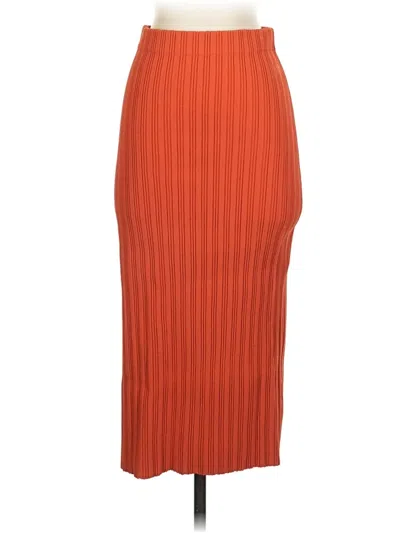 Pre-owned Proenza Schouler White Label Casual Skirt In Orange