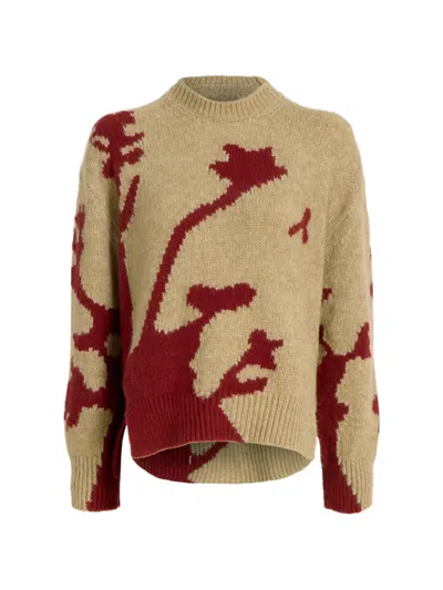 Proenza Schouler White Label Cathy Sweater In Wool-knit In Multi
