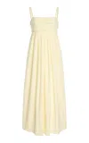 Proenza Schouler White Label Claudine Tech-poplin Dress In Yellow