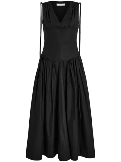 Proenza Schouler White Label Clayton Maxi Dress In Black