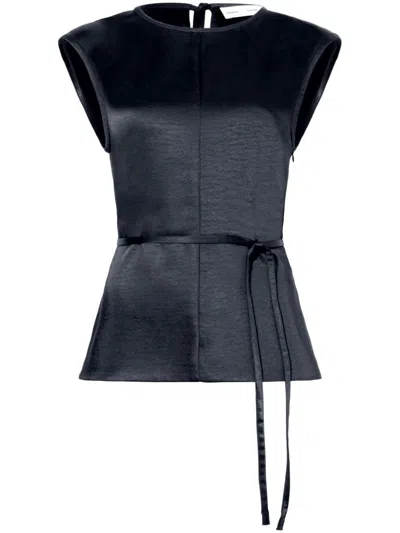 Proenza Schouler White Label Clemence Top In Black