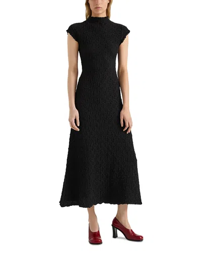 Proenza Schouler White Label Cleo Jersey Jacquard Midi Dress In Animal Print
