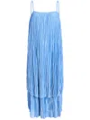 Proenza Schouler White Label Clyne Midi Dress In Blue