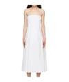 Proenza Schouler White Label Collection Warren Tube Top Dress In White