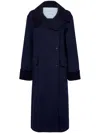 Proenza Schouler White Label Constance Coat In Blue