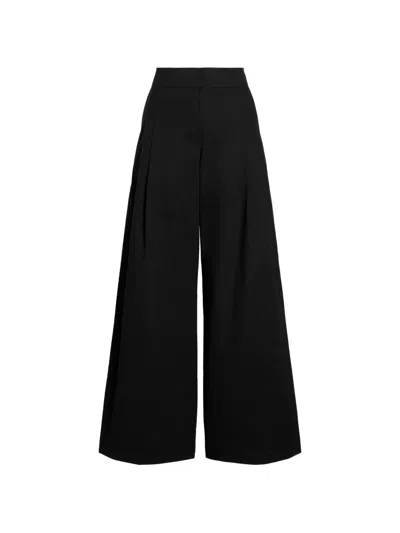 Proenza Schouler White Label Coralie Pants In Poplin In Black