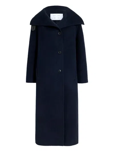 Proenza Schouler White Label Corey Coat In Blue