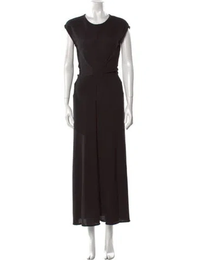 Pre-owned Proenza Schouler White Label Crew Neck Long Dress W/ Tags In Brown