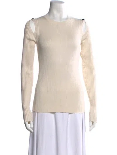 Pre-owned Proenza Schouler White Label Crew Neck Sweater In Neutrals