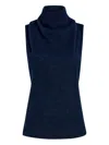 Proenza Schouler White Label Cynthia Cowl-effect Top In Blue