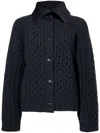 Proenza Schouler White Label Darlene Cardigan In Grey