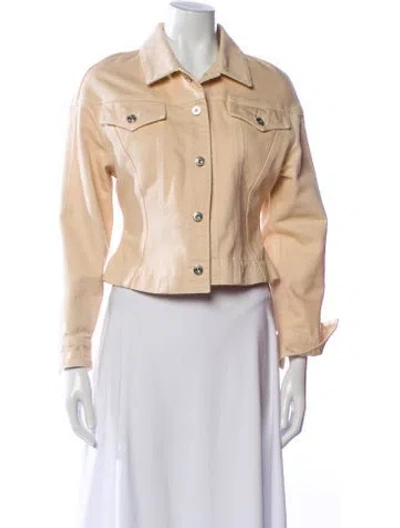 Pre-owned Proenza Schouler White Label Denim Jacket In Neutral